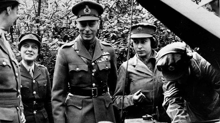 Princess Elizabeth joined the Auxiliary Territorial service. Pic: National Army Museum