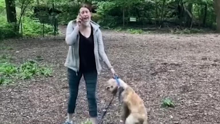 Amy Cooper was fired after footage shows her calling the cops on a black man who was bird-watching and asked her to leash her dog