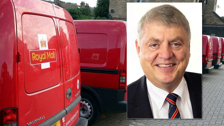 Rico Back has stood down with immediate effect after less than two years in the job. Pics: Royal Mail Group/Reuters