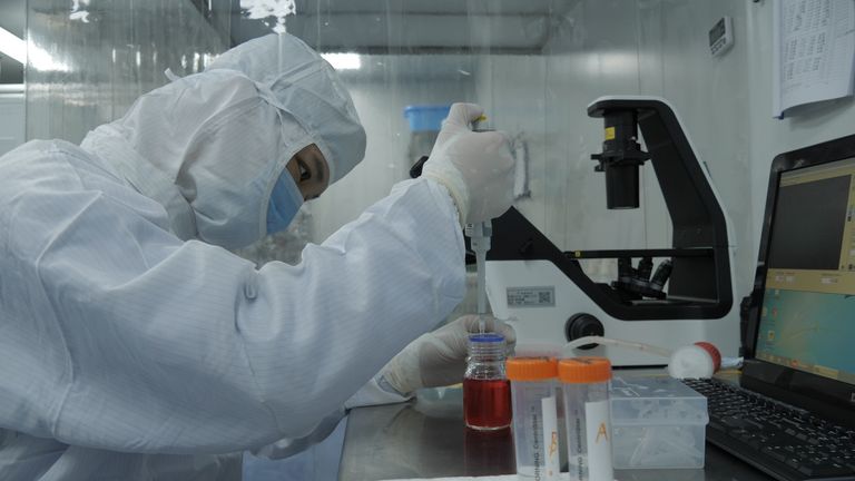 Inside Beijing-based biotech company Sinovac, where work is taking place to create a coronavirus vaccine
