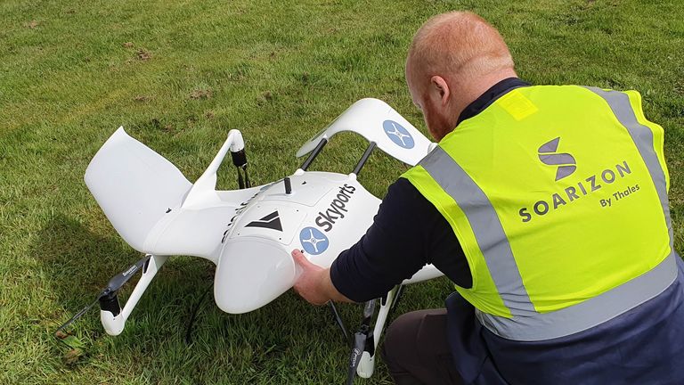 The drones will be flown from Oban to the Isle of Mull