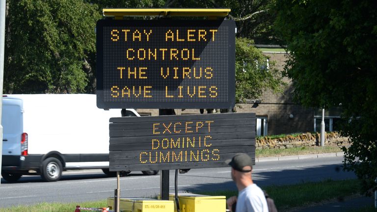 A road sign in Bridport, Dorset