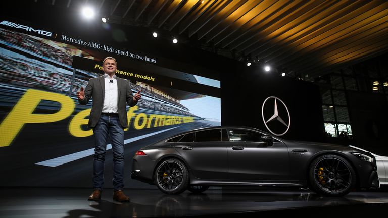 Tobias Moers, chief executive officer of CEO of Mercedes-AMG,