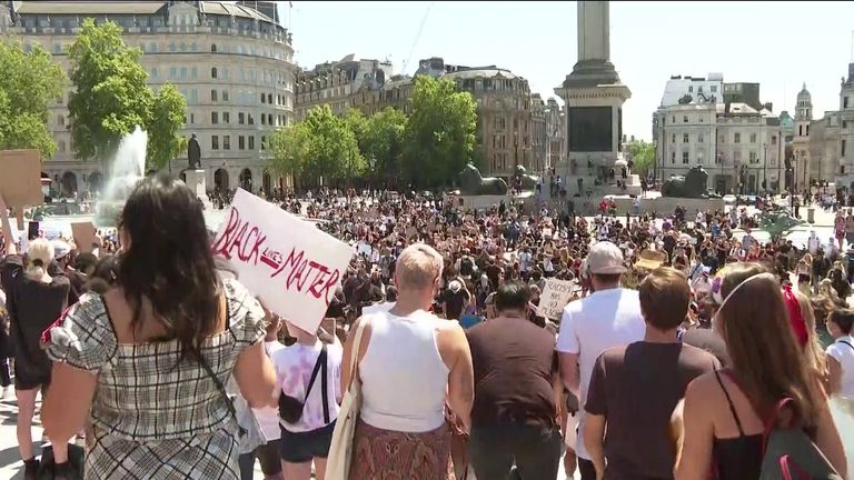 Protests against racism in London