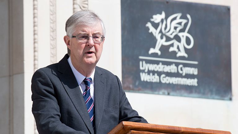 Welsh First Minister Mark Drakeford said the 'stay at home' message still applies in Wales