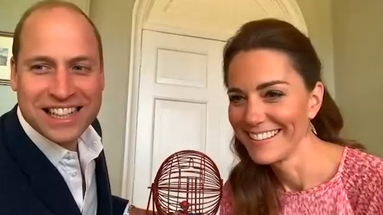 William and Kate reduced to giggles as care home residents question ...