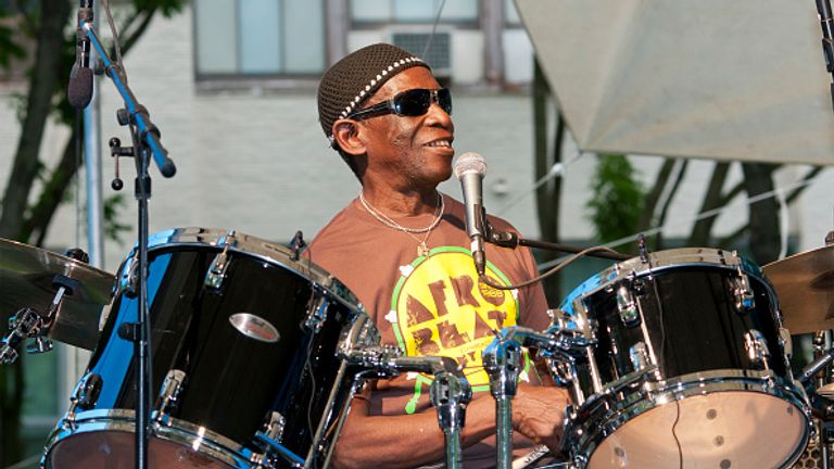 Tony Allen, playing in Brooklyn, New York, in 2010