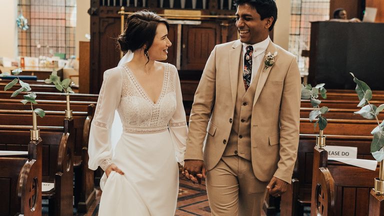 Jann Tipping and Annalan Navaratnam, had planned to get married in August Pic: Rebecca Carpenter Photography