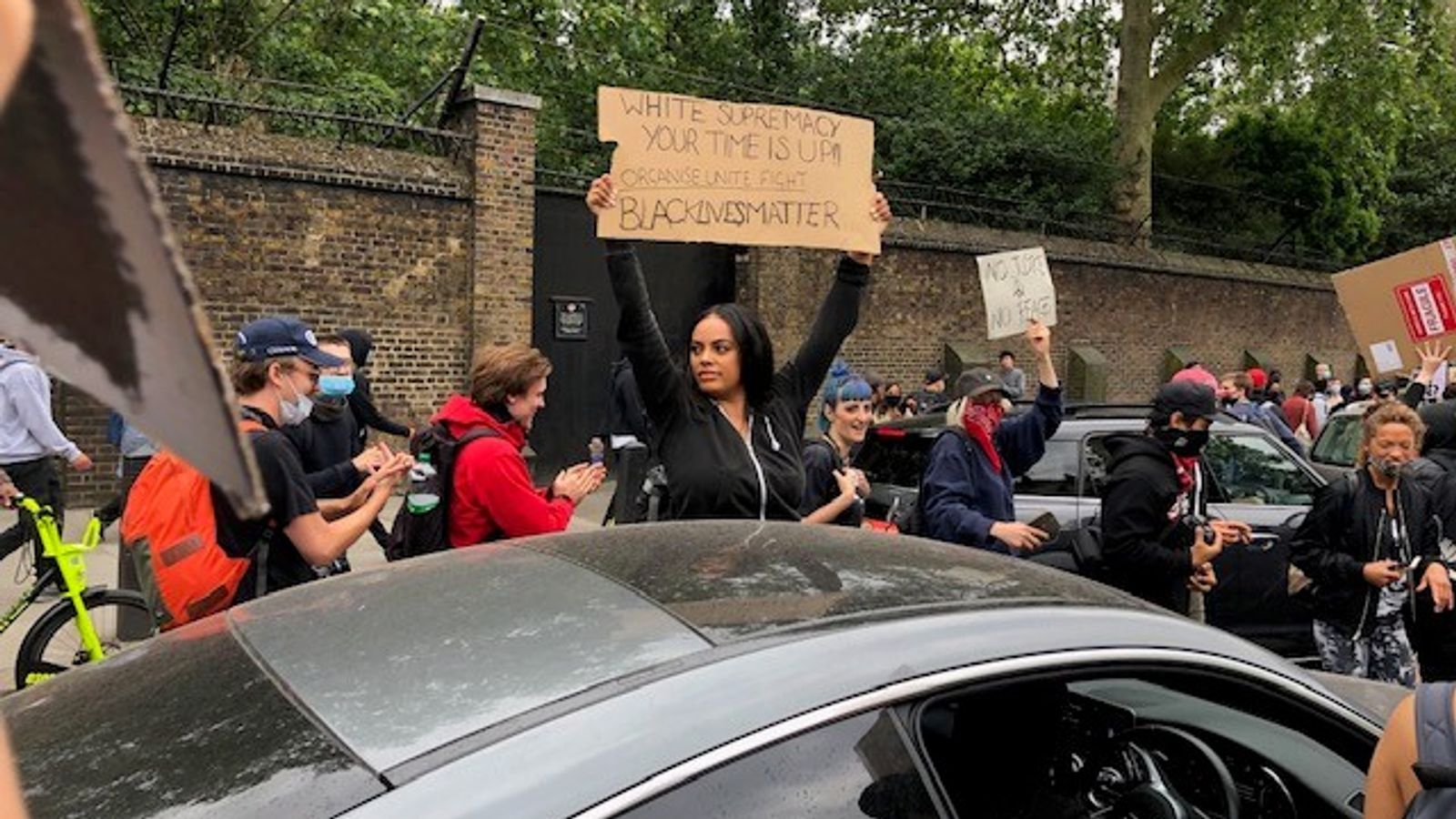 George Floyd death: Thousands protest in London in solidarity with ...