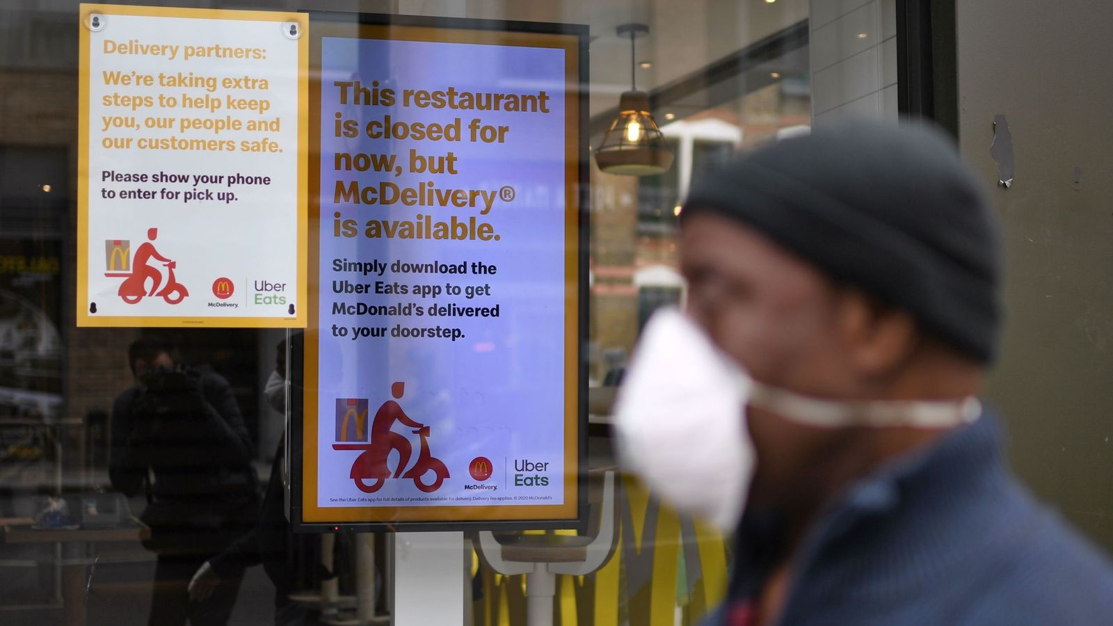 Coronavirus: McDonald's to reopen some restaurants to walk-in customers ...