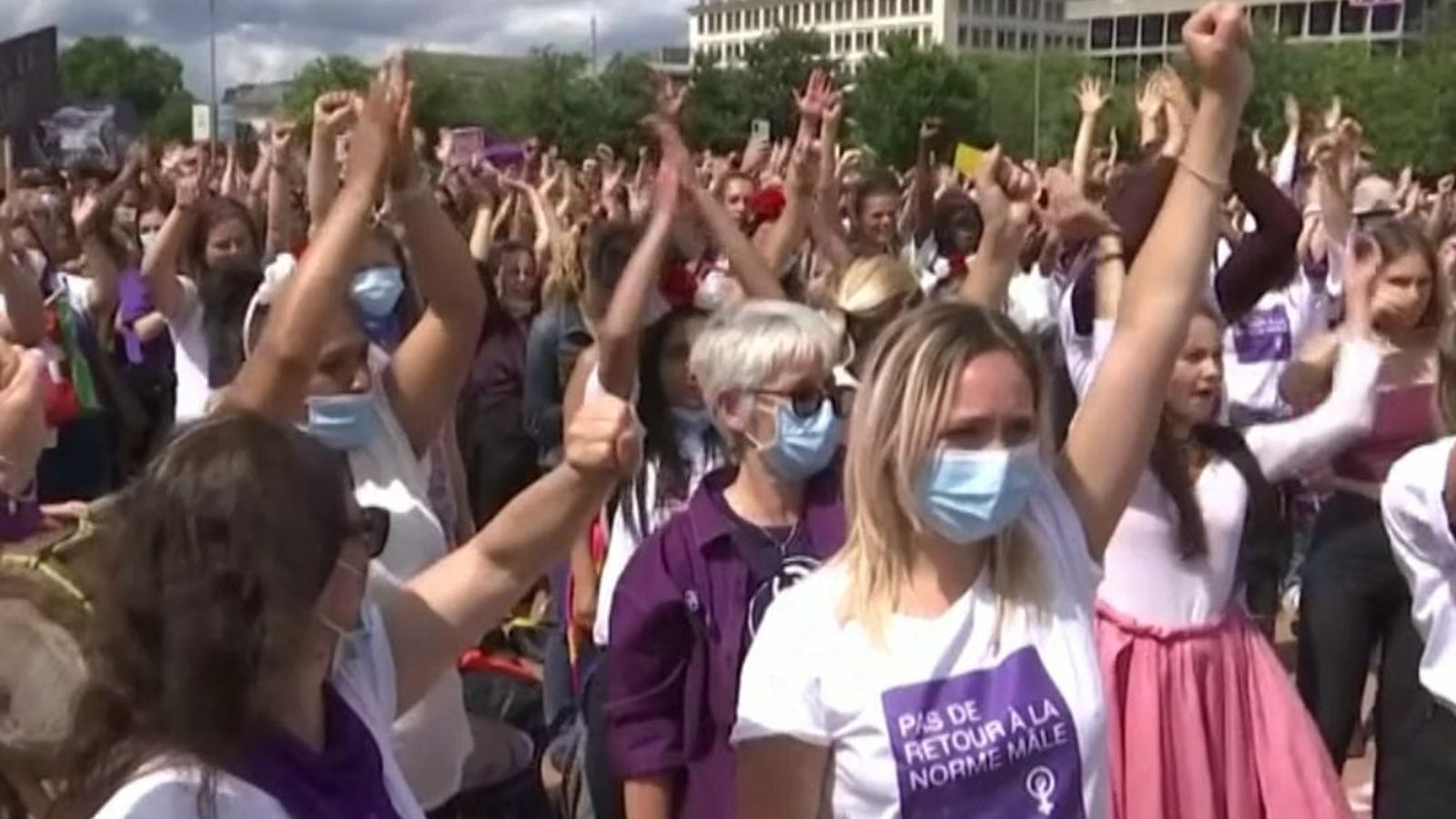 Switzerland Why Thousands Of Women Staged A Mass Scream World News