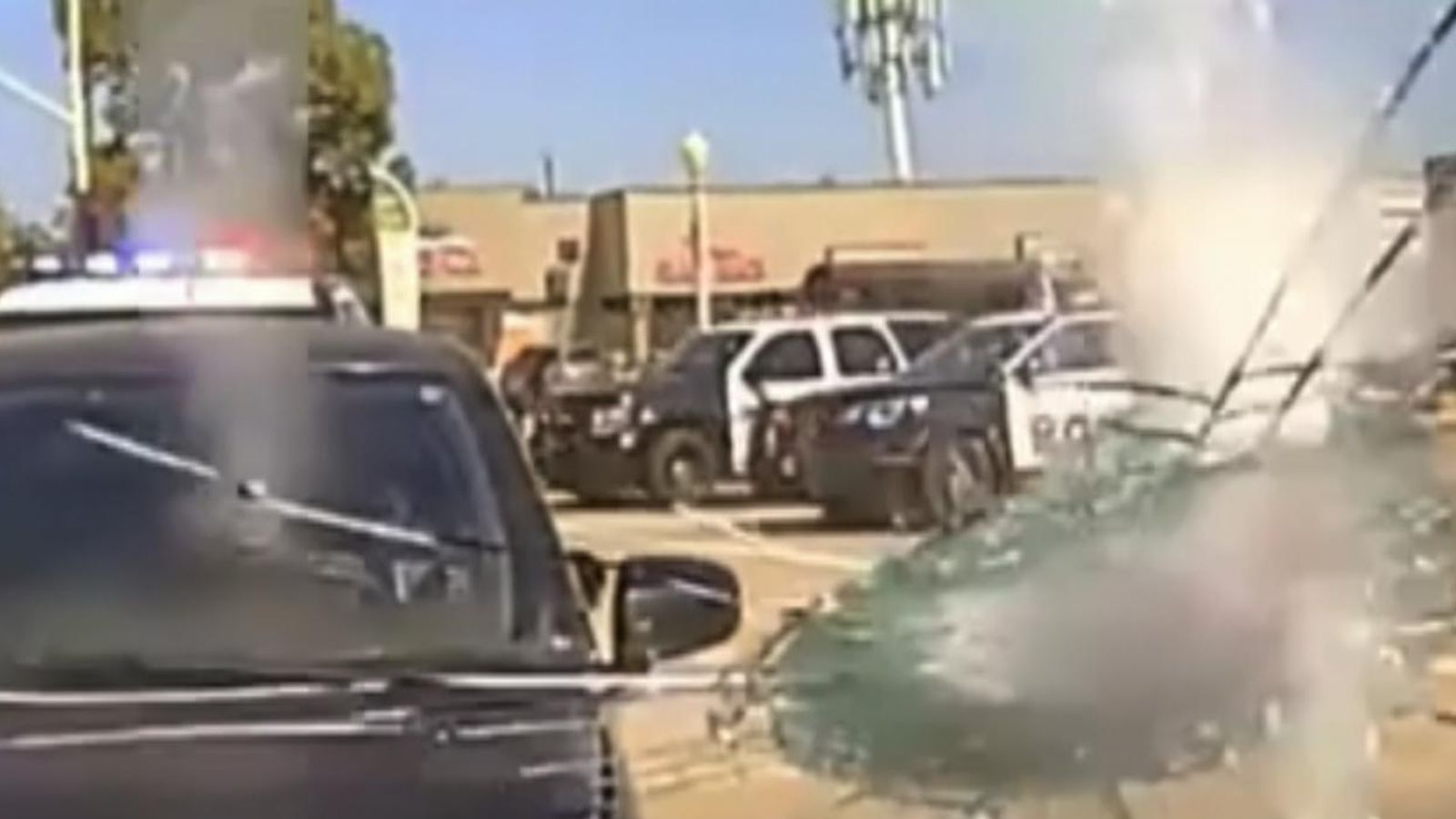 Suspect Fires At Cops Through Windscreen Before Being Shot Dead | US ...