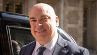 LONDON, ENGLAND - JUNE 27: Mike Lynch, former chief executive officer of Autonomy Corp departs the Rolls Building on June 27, 2019 in London, England. Hewlett Packard Enterprise Co. has accused Mr Lynch of being accounting fraud at 'Autonomy', once the UK's second-biggest software company.  (Photo by Dan Kitwood/Getty Images)