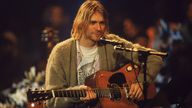 Cobain played the guitar five months before he died