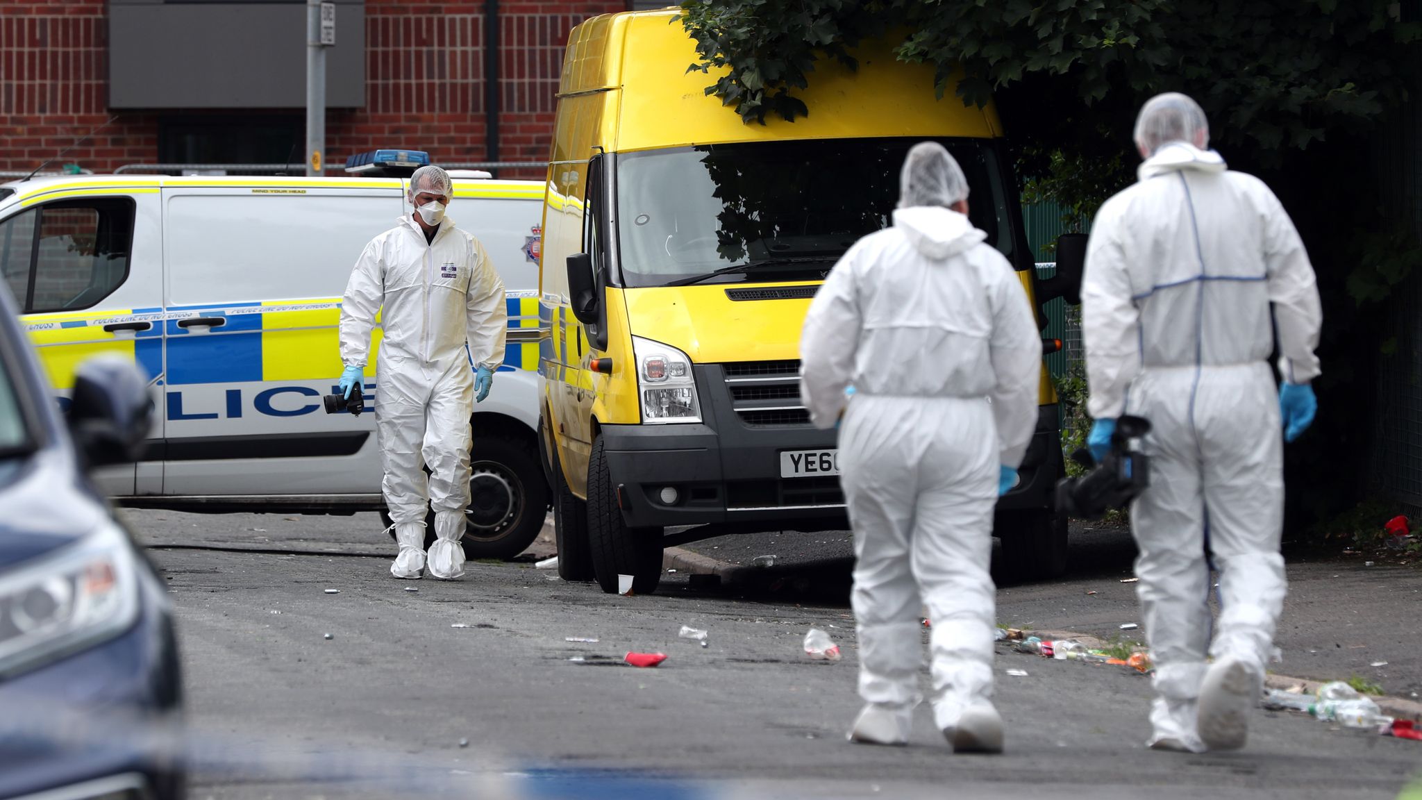 Manchester shooting Double murder inquiry after two die in gun attack