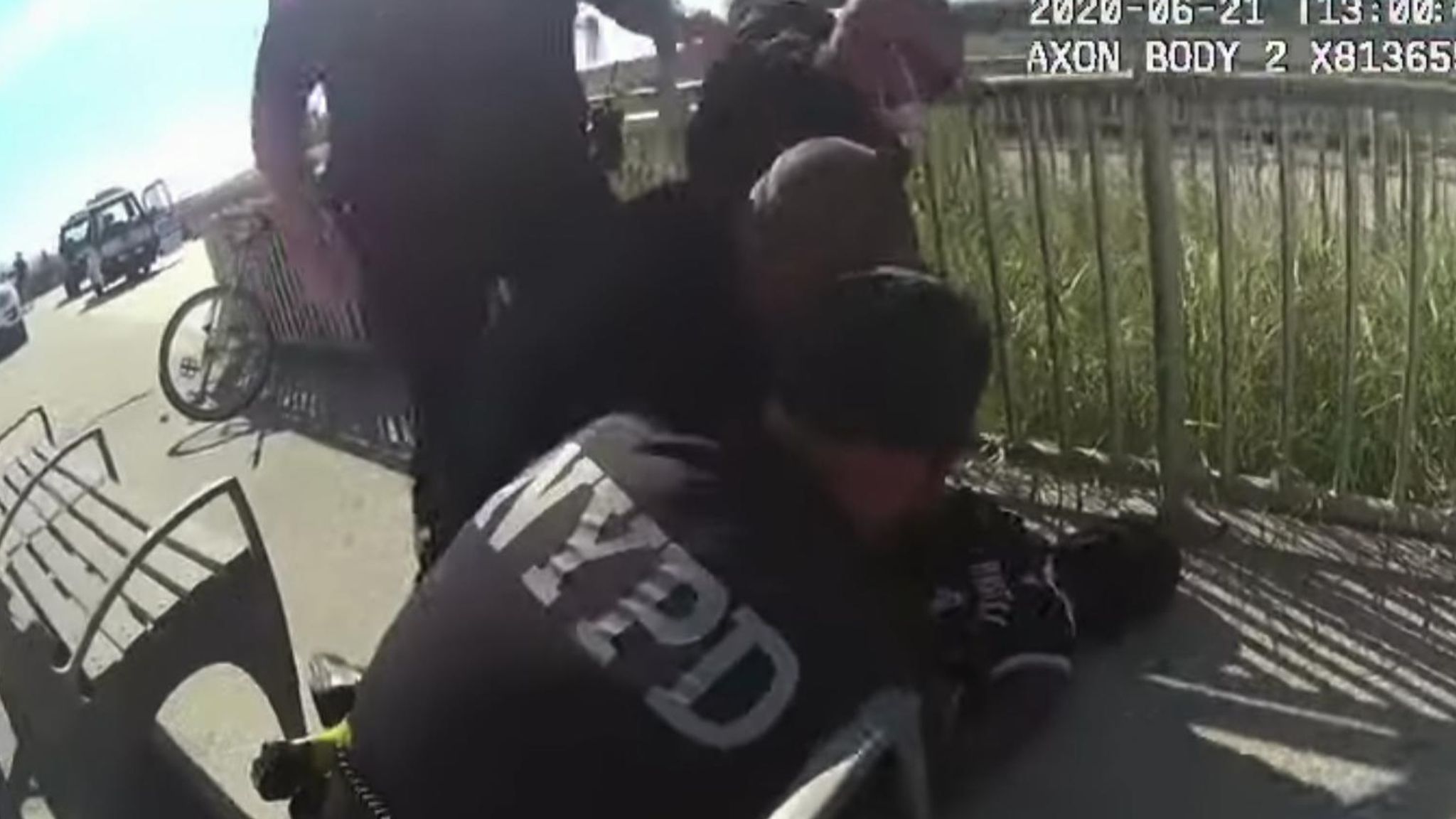 New York Police Officer Suspended Over 'disturbing Apparent Chokehold ...