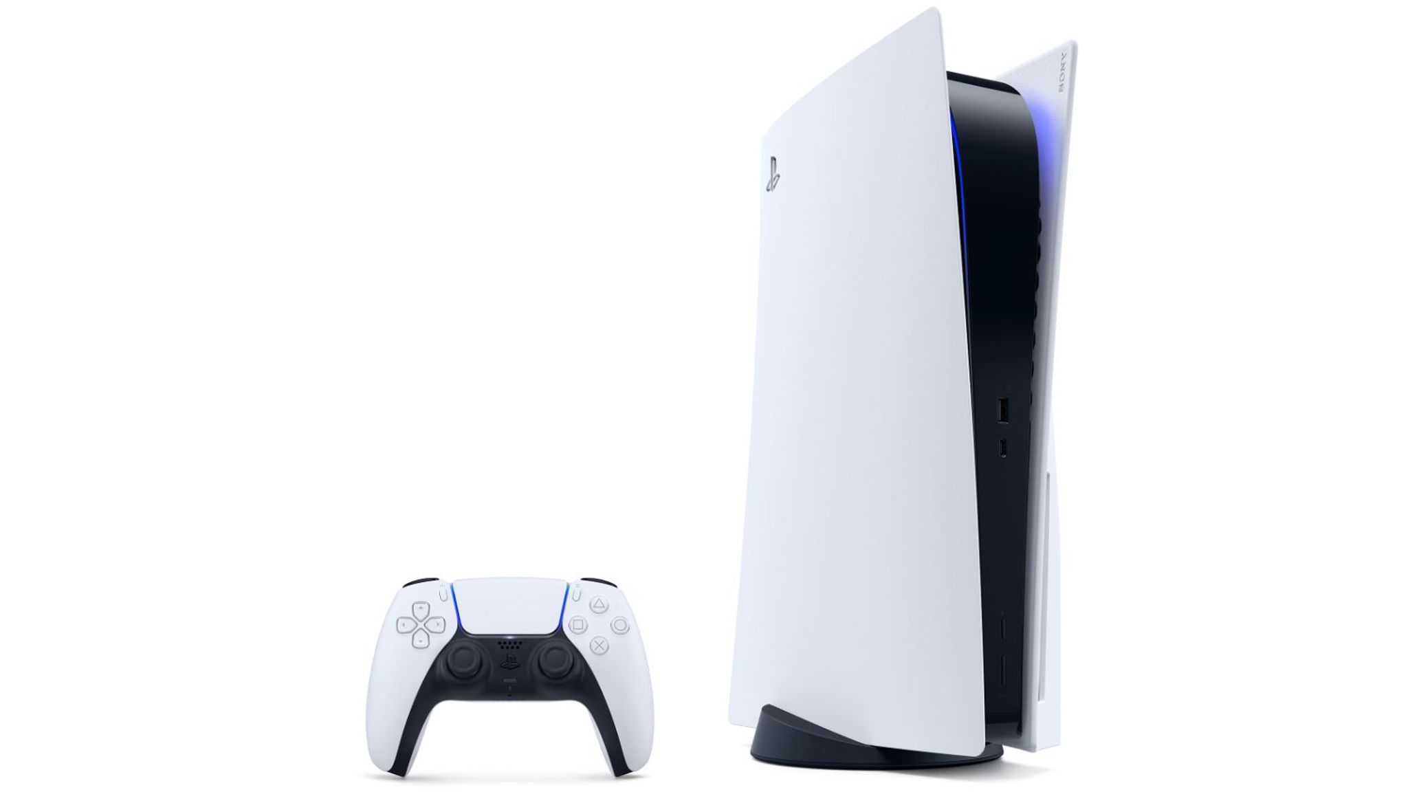 new PS5 console and games
