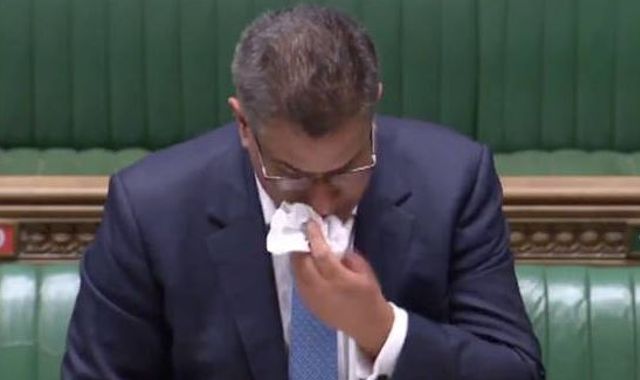 Coronavirus: Alok Sharma tested for COVID-19 after being visibly unwell in Commons