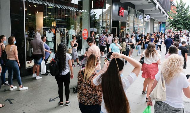 Coronavirus: Shopping trips still 50% down as pub reopenings fail to deliver boost