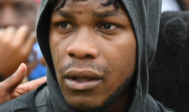 George Floyd protest: John Boyega gives emotional speech at Black Lives Matter rally