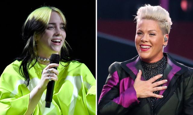 George Floyd death: Billie Eilish and Pink criticise 'All Lives Matter' term and white privilege