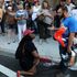 Scenes outside Trump rally show critical state of US democracy