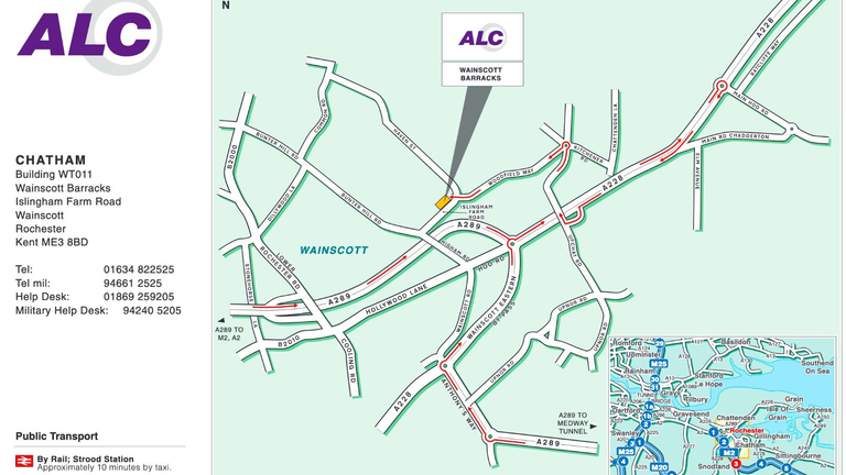ALC typically uses much less detailed maps on its website