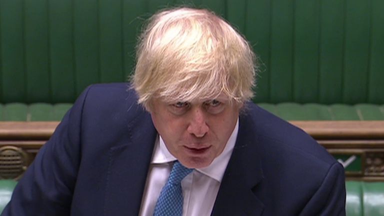 Boris Johnson announces a Whitehall shakeup