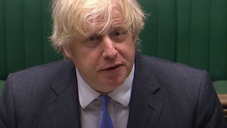 Boris Johnson announces further easing of lockdown