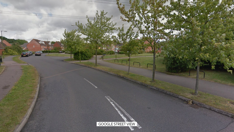 The body was found on Bray Drive in Great Ashby, Stevenage