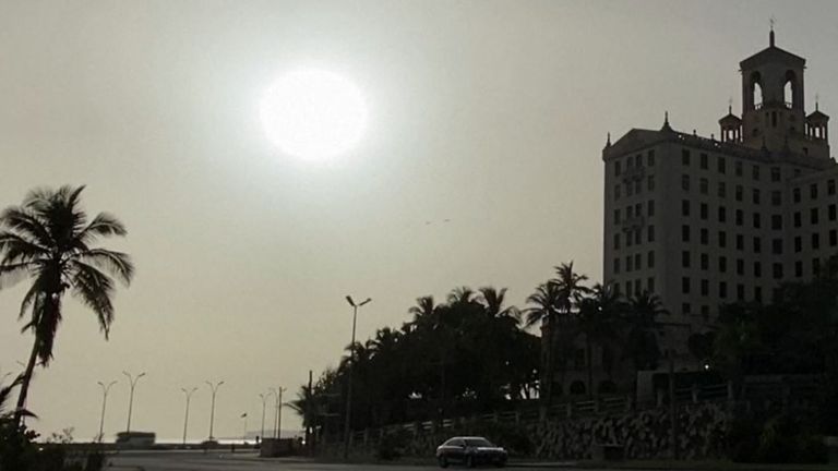 Saharan dust cloud reaches Cuba