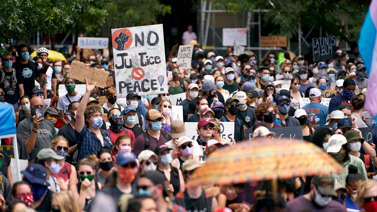 Dallas is among dozens of US cities to have seen protests against racial inequality