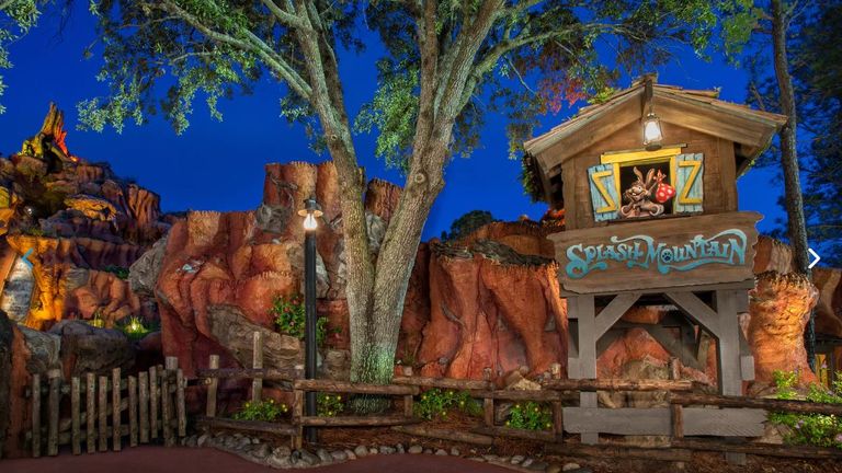 The Splash Mountain ride is at California’s Disneyland and Magic Kingdom at Florida’s Walt Disney World. Photo: Disney