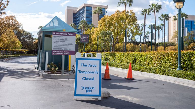 Disneyland in California remains closed