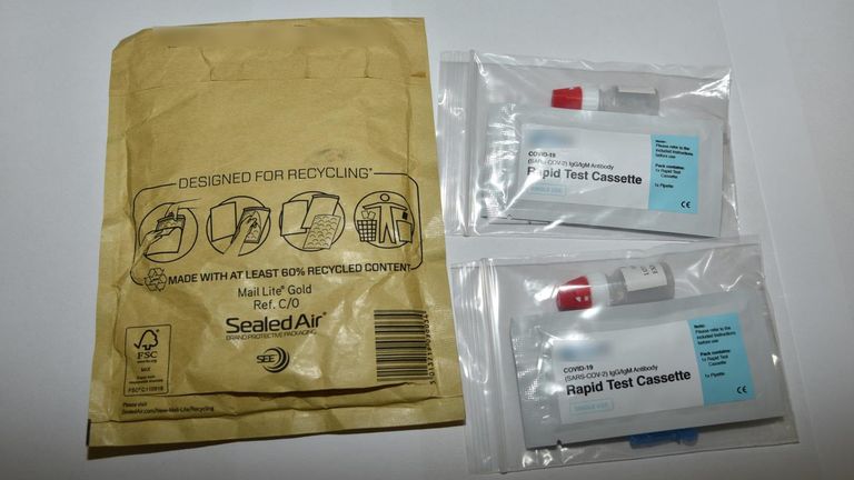 A man has been arrested over the fake COVID-19 testing kits. Pic: NCA