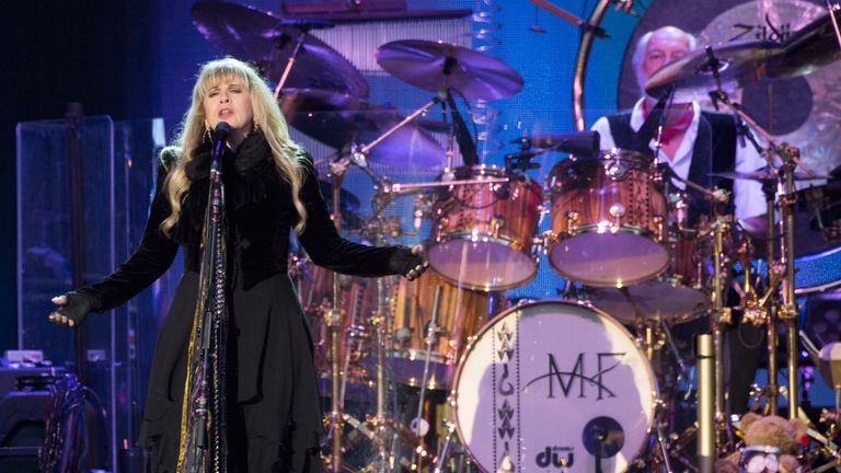 Stevie Nicks from Fleetwood Mac performs on Day 4 of the Isle of Wight Festival at Seaclose Park on June 14, 2015 in Newport, Isle of Wight