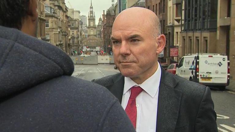 Sky&#39;s James Matthews interviews man who knew Glasgow attacker