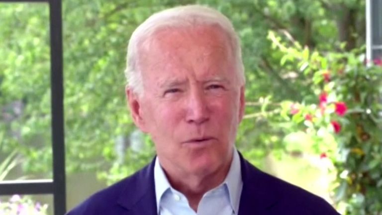 Joe Biden berates Donald Trump for allegedly knowing about Russian bounties on US troops and doing nothing about it