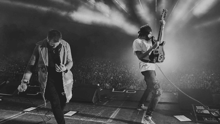 Kasabian - Tom Meighan and Serge Pizzorno. Pic: Neil Bedford
