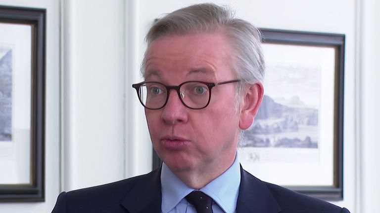 Michael Gove not interested in extending transition period