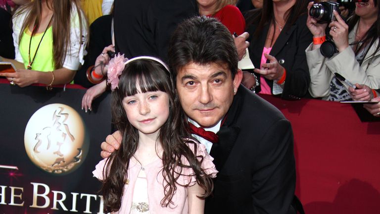 Conlin and former EastEnders co-star John Altman at the 2009 British Soap Awards