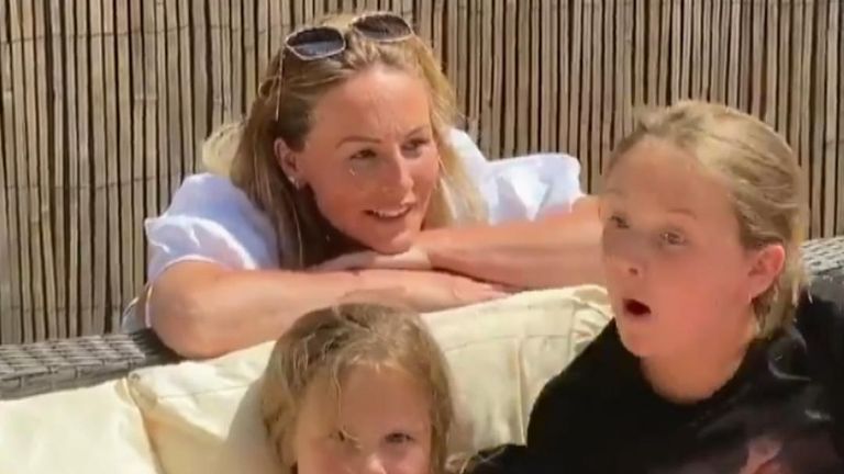 Suzie Vaughan, 43, spent more than two months away from her daughters Hettie, seven, and Bella, nine, while she worked on a coronavirus ward.