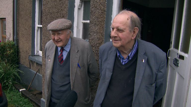 Octogenarian brothers Michael and Finbar O&#39;Riordan