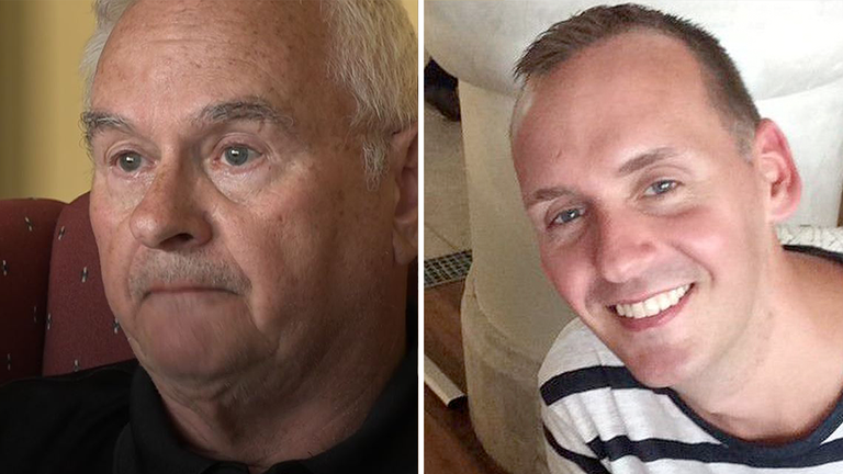 Robert Ritchie has paid tribute to his son, Joe Ritchie-Bennett. Pic: Sky/ Facebook