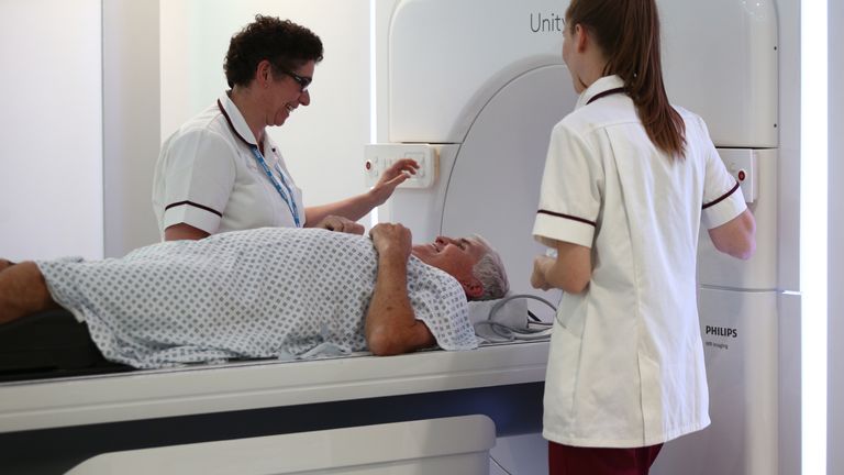 The innovative treatment involves fewer hospital visits than standard radiotherapy