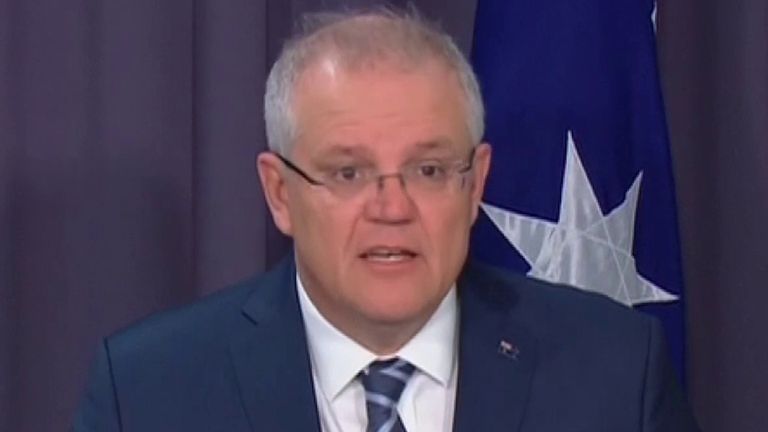 Scott Morrison says Australia is experiencing a cyber attack