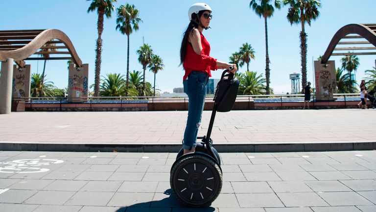 The Segway PT was especially popular with tourists and police officers