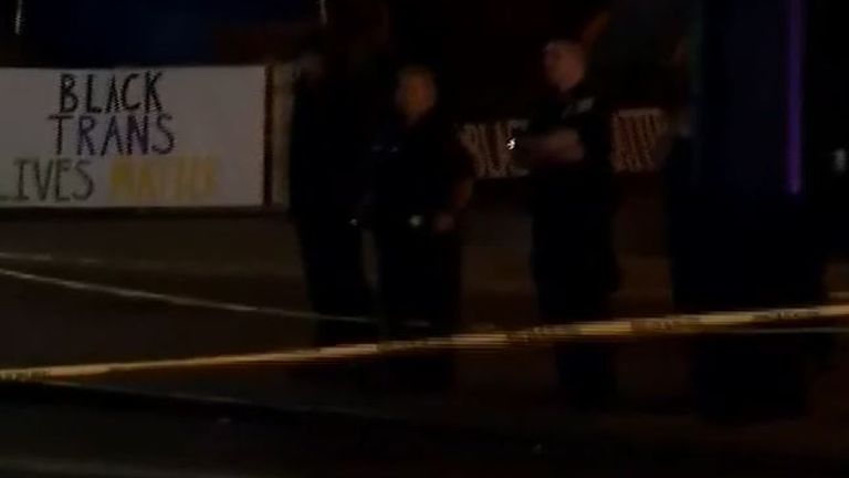Man dies in shooting at protest in Louisville
