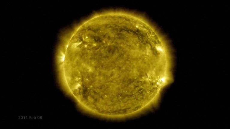 10 years of sun in one minute