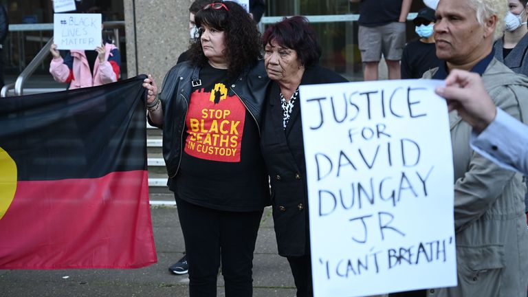 Latona Dungay&#39;s son David Dungay died in a prison hospital in 2015 while being restrained by five guards